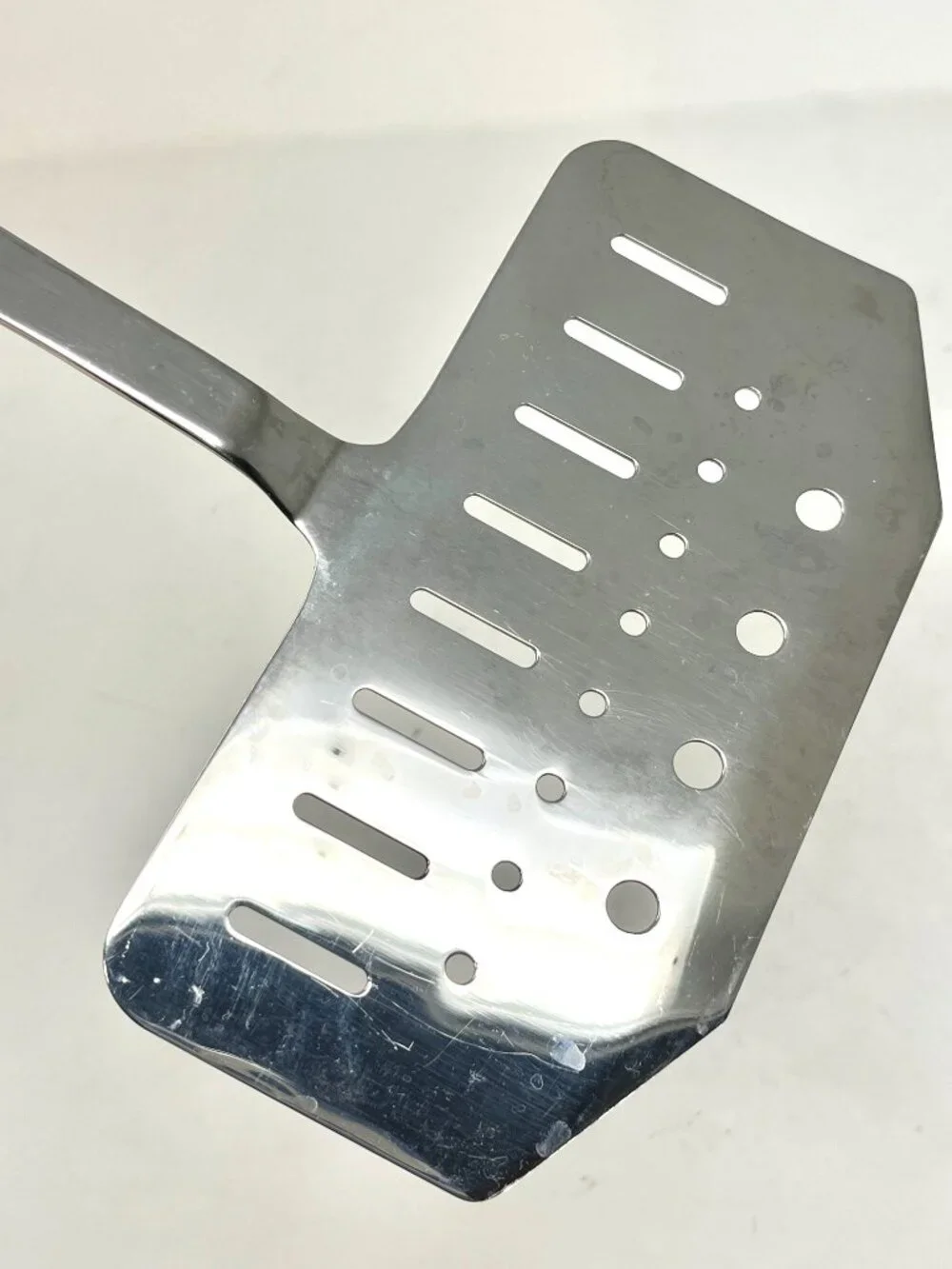All Clad for Crate & Barrel Fish Turner Wide Spatula Stainless Steel Slotted